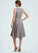 Annabella A-Line Scoop Neck Knee-Length Chiffon Lace Mother of the Bride Dress With Ruffle STI126P0014766