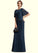 Alice A-Line Scoop Neck Floor-Length Chiffon Mother of the Bride Dress With Beading Sequins STI126P0014787