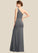 Hedwig Sheath/Column One-Shoulder Floor-Length Chiffon Mother of the Bride Dress STI126P0014995