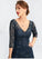 Gia A-Line V-neck Floor-Length Lace Mother of the Bride Dress With Sequins STI126P0015015