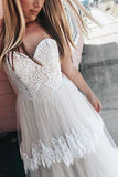 Tiered Sweetheart Ivory Wedding Dress With PNDGQADP