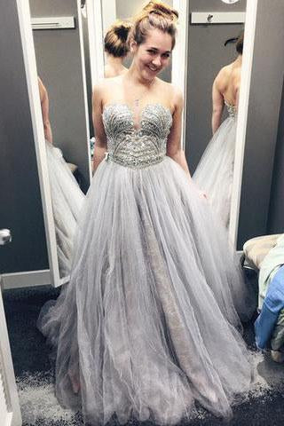 Beading Real Made Prom Dresses Long Evening Dresses Prom Dresses On Sale