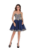 2024 Homecoming Dresses A Line/Princess Sweetheart Tulle PGZY2ZHT
