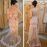 Charming Lace Real Made Prom Dresses Long Evening Dresses Prom Dresses On Sale