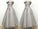 Light Grey A-Line Sleeve Word Shoulder Bowknot Long Prom Dresses
