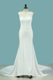 2024 Wedding Dresses Scoop Mermaid With PJ1TEESA