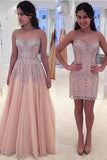 2024 Sweetheart Beaded Bodice Tulle Prom Dresses P7EFTXY6