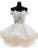 Cute A-line Off-the-shoulder White Mini Homecoming Prom Dress
