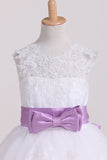 2024 New Arrival A Line Flower Girl Dresses Scoop P8EHL1LC