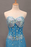 2024 Sweetheart Sheath/Column Prom Dress Lace PGHHZSR1