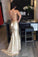 Backless Sequin Mermaid Gold Long Custom Criss Cross Sleeveless Prom Dresses