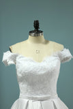 2024 Wedding Dresses A Line Off The Shoulder With PGP7PF8M