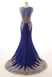 Sleeveless Evening Dress Long Mermaid Prom Gown