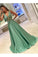 2024 Scoop Prom Dresses A Line Satin With PYG4CLBD