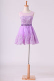 2024 Scoop Tulle Homecoming Dresses A-Line With P5D8X5PD