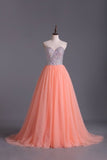 2024 Glistening Sweetheart Prom Dresses Beaded With Shiny Rhinestone PKKKEPMJ