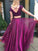 Two Piece Prom Dress Tulle Beaded Prom Dresses Long Prom Dress Evening Dress