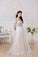 A Line Half Sleeve Lace Appliques Wedding Dresses Sweetheart Wedding Gowns PW504