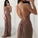New Arrival Spaghetti Straps Charming Simple Long Criss Cross A-Line Scoop Prom Dresses
