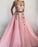 Unique Sweetheart Spaghetti Straps Prom Dresses with Flowers Pockets