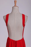 2024 Red Evening Dresses Scoop Open Back Mermaid/Trumpet Red PGRH2FRT