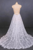 Spaghetti Straps Sweetheart Lace Wedding Dresses Lace Bridal Dresses With PBBBFF33