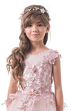 2024 Tulle Flower Girl Dresses Scoop With Applique And Handmade P5YHR1Q5