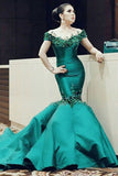 2024 Scoop Mermaid Prom Dresses Satin With PFTMXH4T