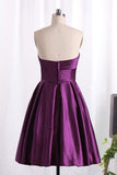 2024 Bridesmaid Dress A Line Sweetheart Satin With P1T3HNDP