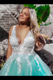 Stunning Lace Applique Ball Gown Long Ball Gowns Prom Dresses P4QMD661