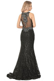 2024 Scoop Lace With Beading Mermaid Sweep PY785MJ1