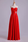 2024 Sweetheart Prom Dresses Matching Pleated Bodice & Waistband Pick Up Long Trumpet Skirt PF4PEH82