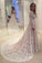 A-Line Backless Bowknot Scalloped Ivory Long Sleeve Backless Lace Wedding Dresses