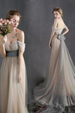 2024 Fairy Prom Dresses A-Line Floor-Length Bowknot Sexy Prom PA6AMRHJ