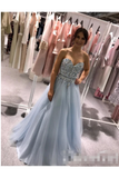 Sweatheart Embroidered Beads Tulle Ball Gown Prom STIPZBYPQH8