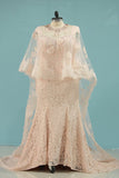 2024 Lace Sweetheart With Beading And Applique Prom PS9P1TZJ
