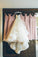 A-Line Organza Sweetheart Spaghetti Strap Full-length High Low Appliques Wedding