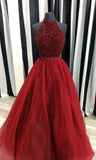 Charming Prom Dress Beading Prom Dress Organza Prom Dress Ball Gown Prom Dress