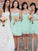 A-Line/Princess Sleeveless Sweetheart Short/Mini Chiffon Bridesmaid Dresses TPP0005744