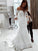 Trumpet/Mermaid Off-the-Shoulder Long Sleeves Court Train Lace Chiffon Wedding Dresses TPP0005997