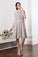 Sheath/Column Scoop Sleeveless Sash Short Chiffon Bridesmaid Dresses TPP0005693
