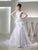 Trumpet/Mermaid Beading Long Strapless Sleeveless Organza Wedding Dresses TPP0006979