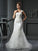 Trumpet/Mermaid Straps Applique Sleeveless Long Satin Wedding Dresses TPP0006715