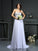 A-Line/Princess Sweetheart Beading Sleeveless Long Chiffon Wedding Dresses TPP0006900