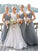 A-Line/Princess V-neck Sleeveless Floor-Length Chiffon Bridesmaid Dresses TPP0005540