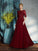 A-Line/Princess Bateau Applique 1/2 Sleeves Long Chiffon Mother of the Bride Dresses TPP0007128