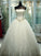 Ball Gown Strapless Beading Tulle Sleeveless Floor-Length Wedding Dresses TPP0005943