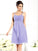 A-Line/Princess Spaghetti Straps Sleeveless Short Chiffon Bridesmaid Dresses TPP0005823