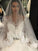 Ball Gown Scoop Long Sleeves Lace Cathedral Train Applique Tulle Wedding Dresses TPP0006293