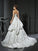 Ball Gown Strapless Applique Sleeveless Long Satin Wedding Dresses TPP0006906
